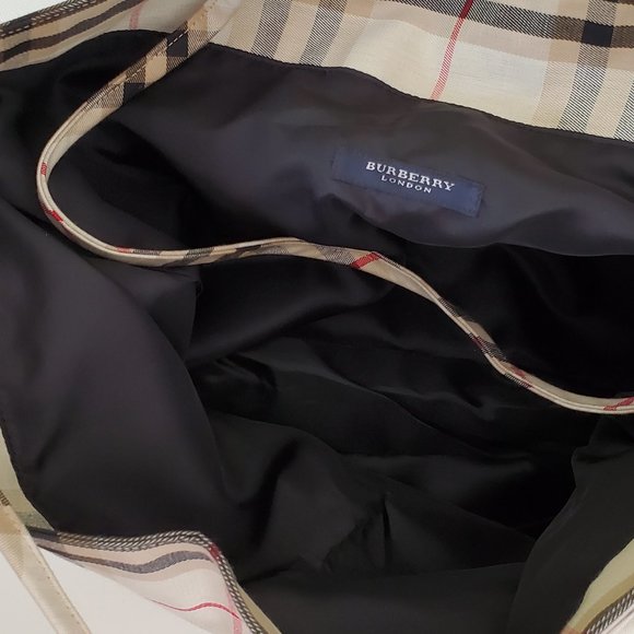 Burberry London Canvas Tote Bag - Picture 5 of 7